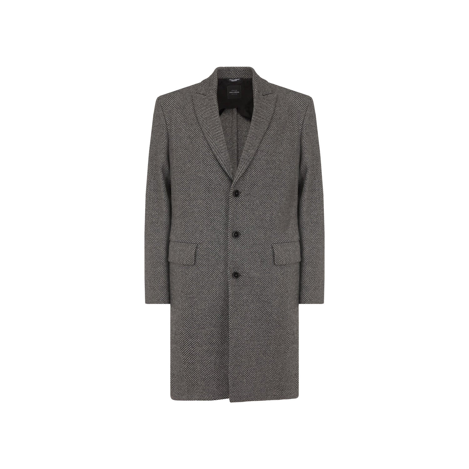 Dolce and on sale gabbana wool coat