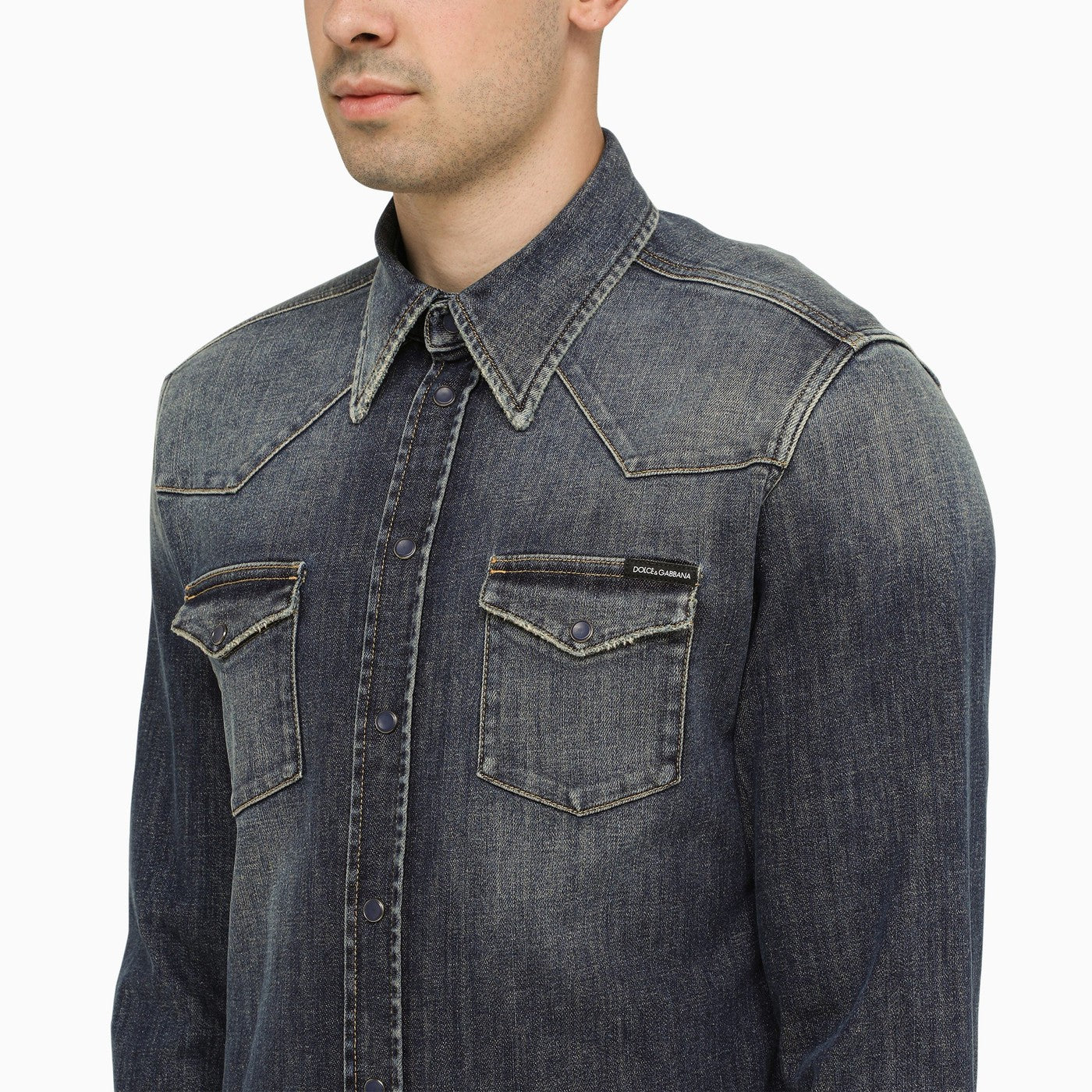 Dolce gabbana denim top shirt