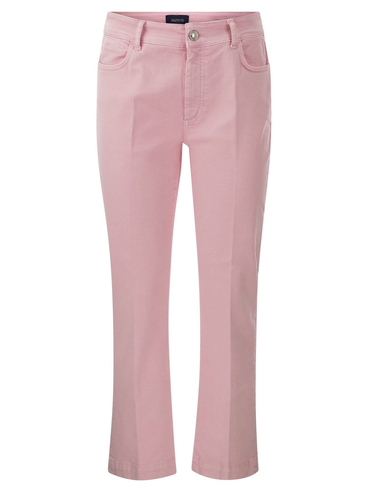 MINI FLARE TROUSERS - Pink / White